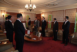 小川県知事表敬訪問の写真1